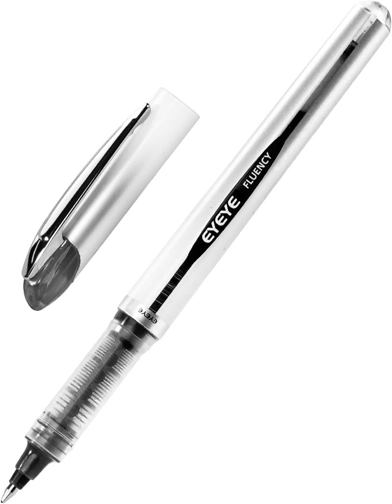 EYEYE Rollerball Pens Medium Point, 3 Assorted Colors 0.7mm Liquid Ink Roller Ball Pen Quick Dry, Ink Pen Fine Point Smooth Writing Pens for Journaling, Note Taking, Office, School Supplies - Image 5
